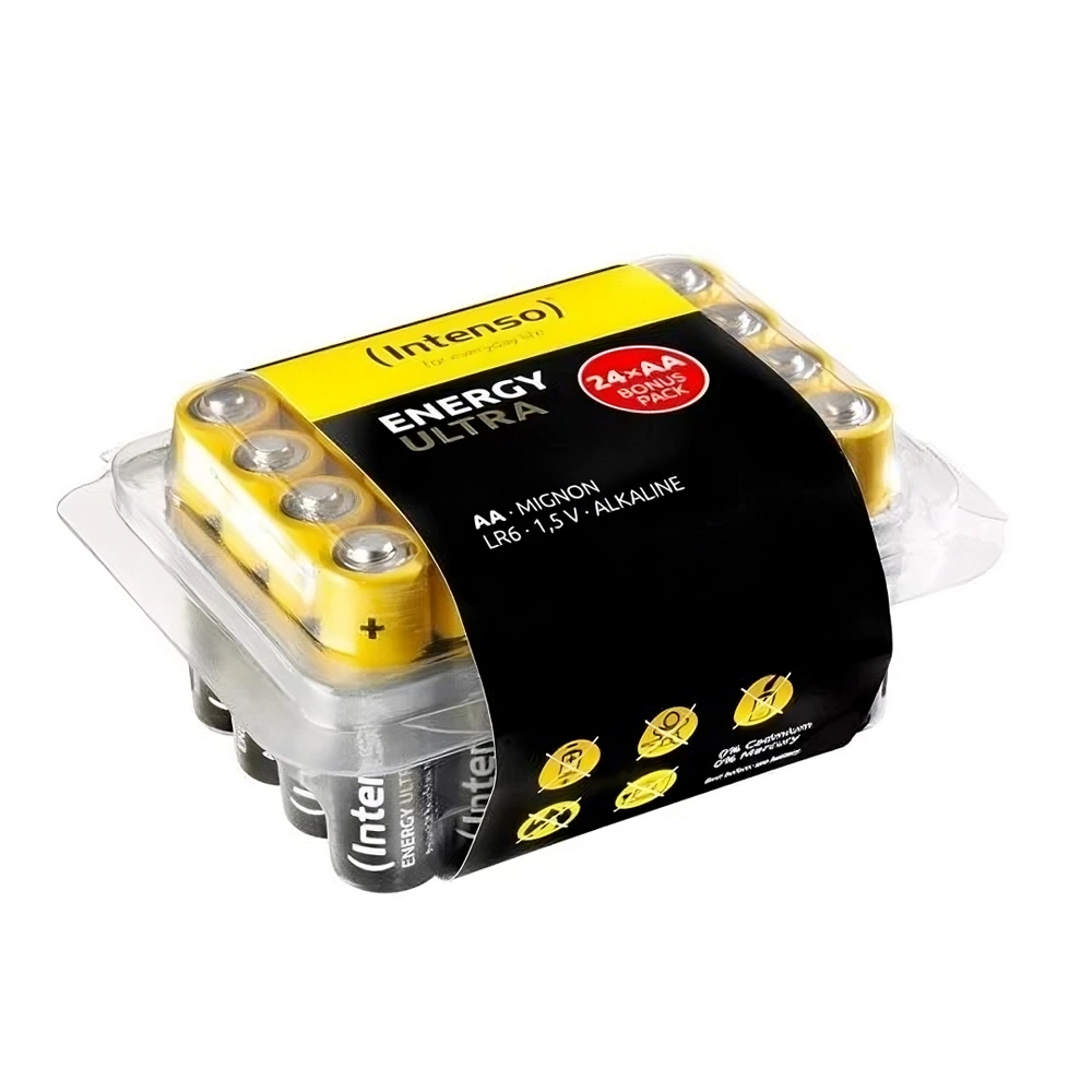 Intenso® Batteries AA LR06 24pcs Plastikbox.