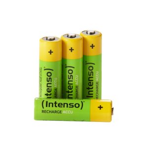 Intenso® Batteries Rechargeable AA HR6 4pcs Blister, 2100mAh