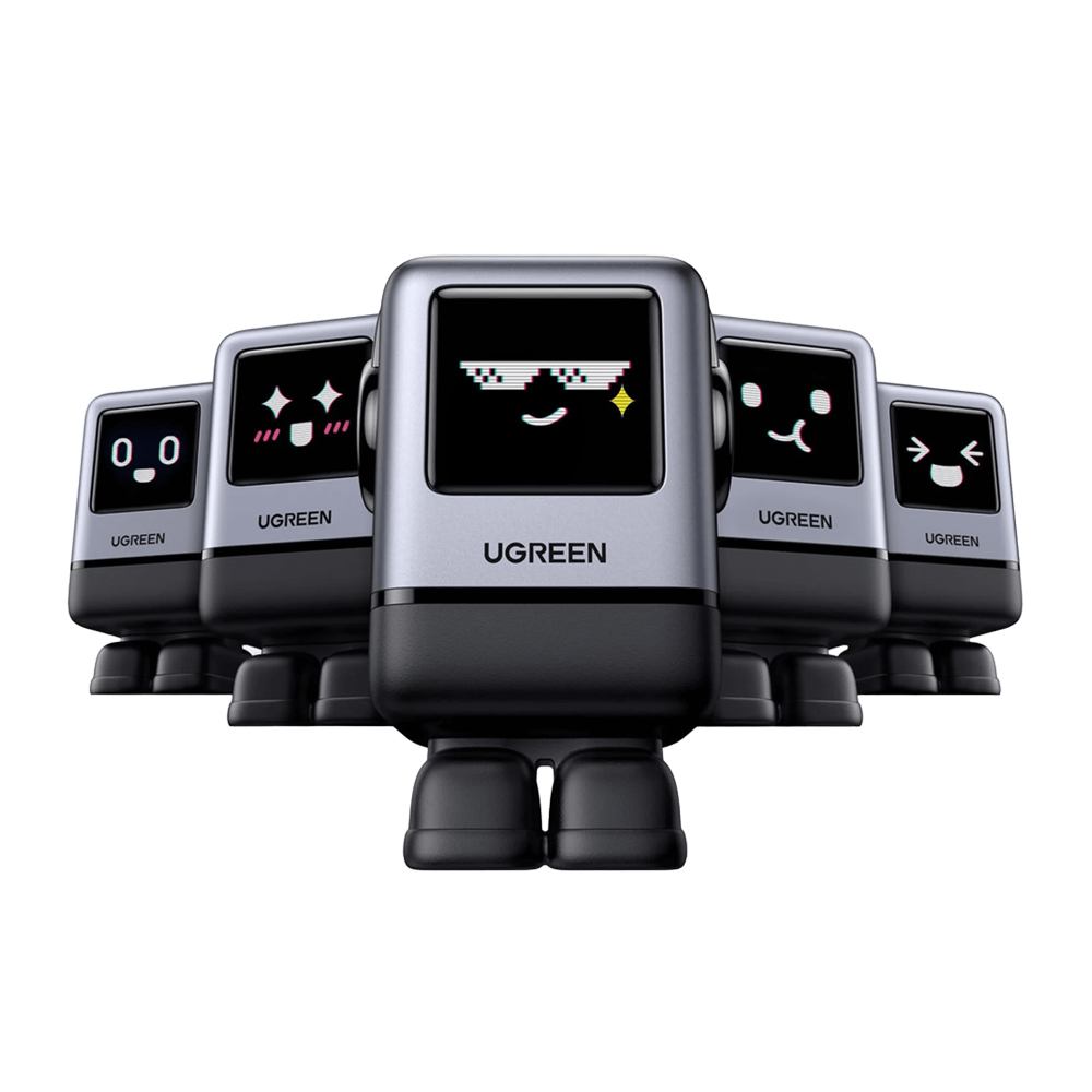 UGREEN UNO Robot GaN Quick Charger 3xType-C+1*USB-A 100W, Black - Image 3
