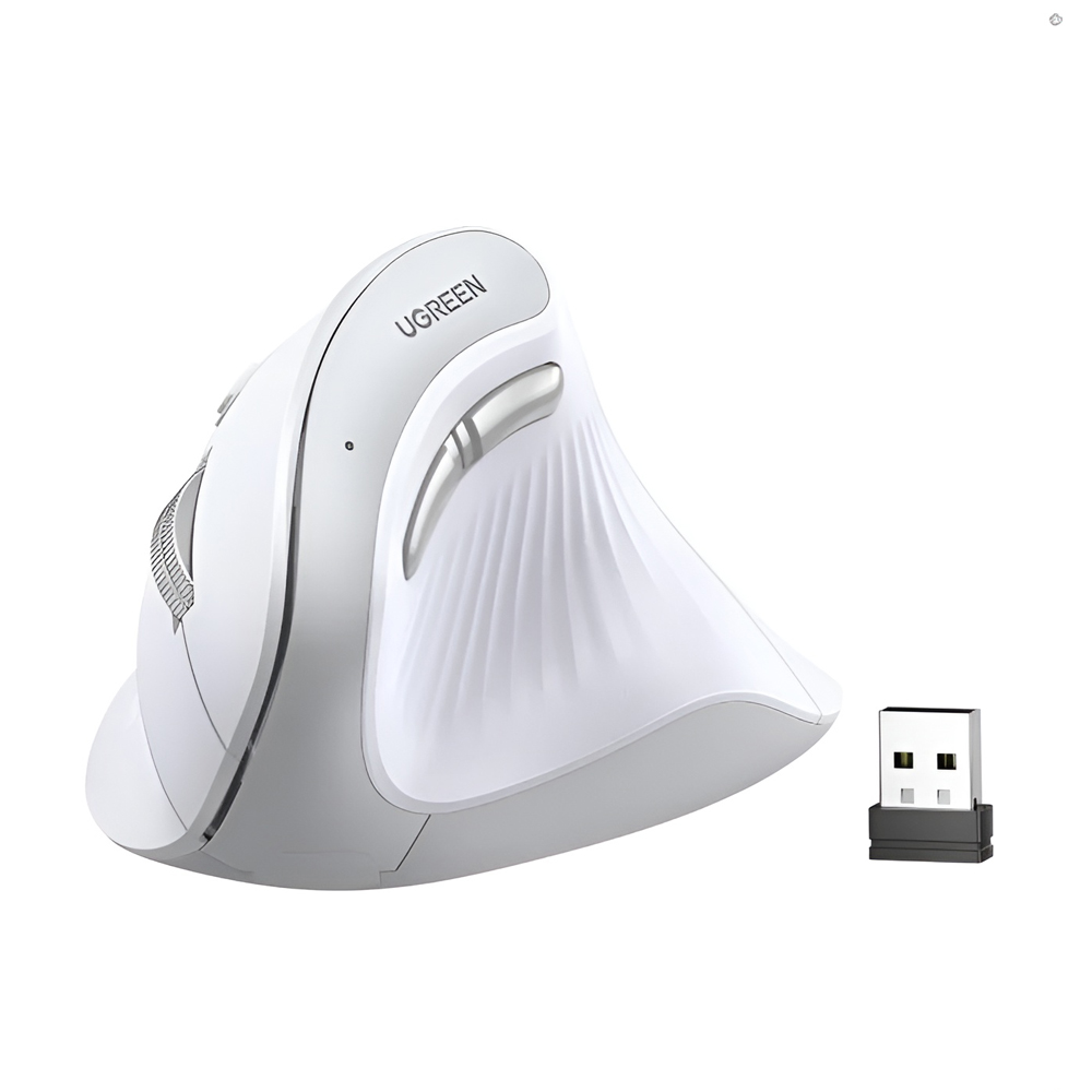 UGREEN Mouse Multi-mode Vertical MU008, White - Image 2