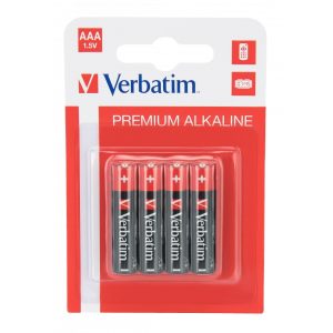 Verbatim Batteries AA Alkaline 4 pcs Blister