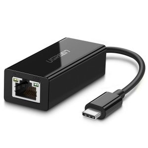 UGREEN Adapter Type-C 3.1 to RJ45 Gigabit Ethernet US236, Black
