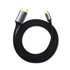 UGREEN Cable Type-C to HDMI 4K@60Hz Compatible with Thunderbolt 3 1.5M MM142, Gray