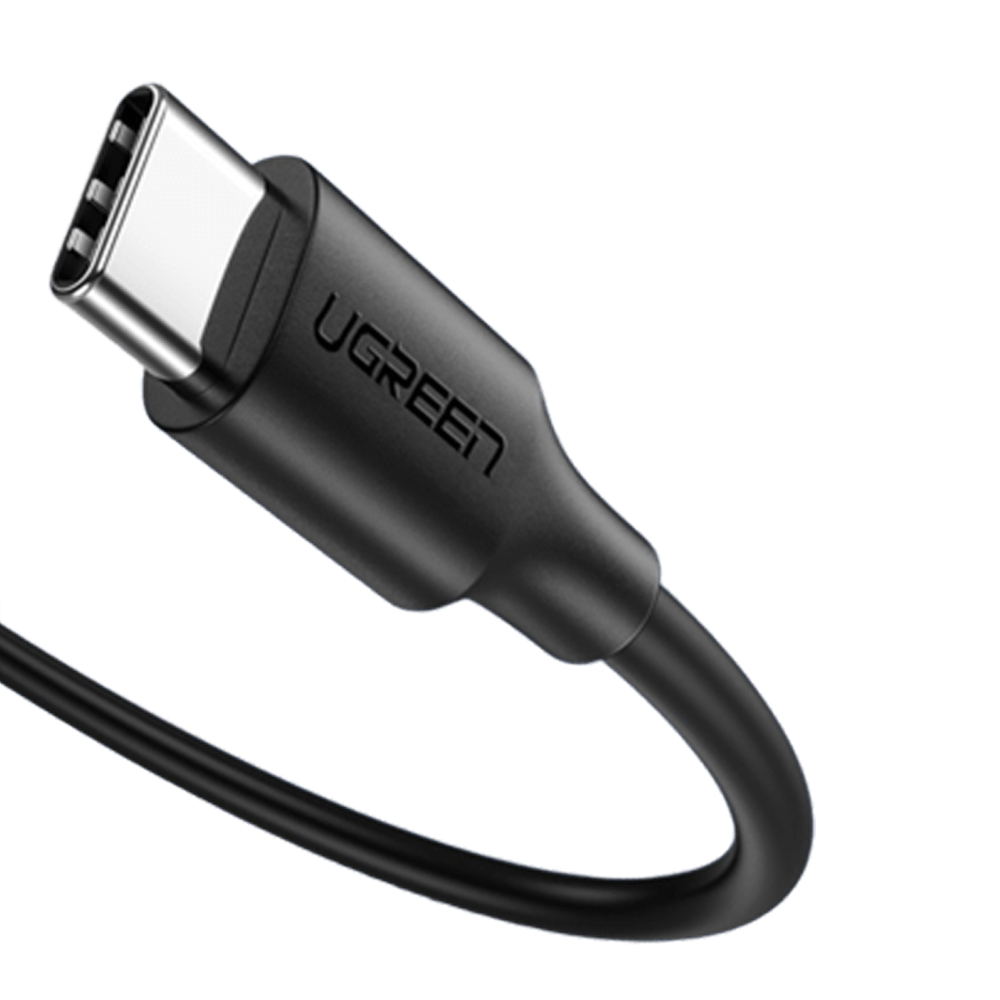 UGREEN Cable Type-C to Type-C TPE 1m 480Mbps 3A 60W US286, Black - Image 3