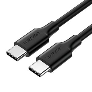 UGREEN Cable Type-C to Type-C TPE 1.5m 480Mbps 3A 60W US286, Black
