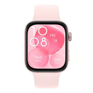 Huawei Watch Fit 3, Pink Fluoroelastomer Strap
