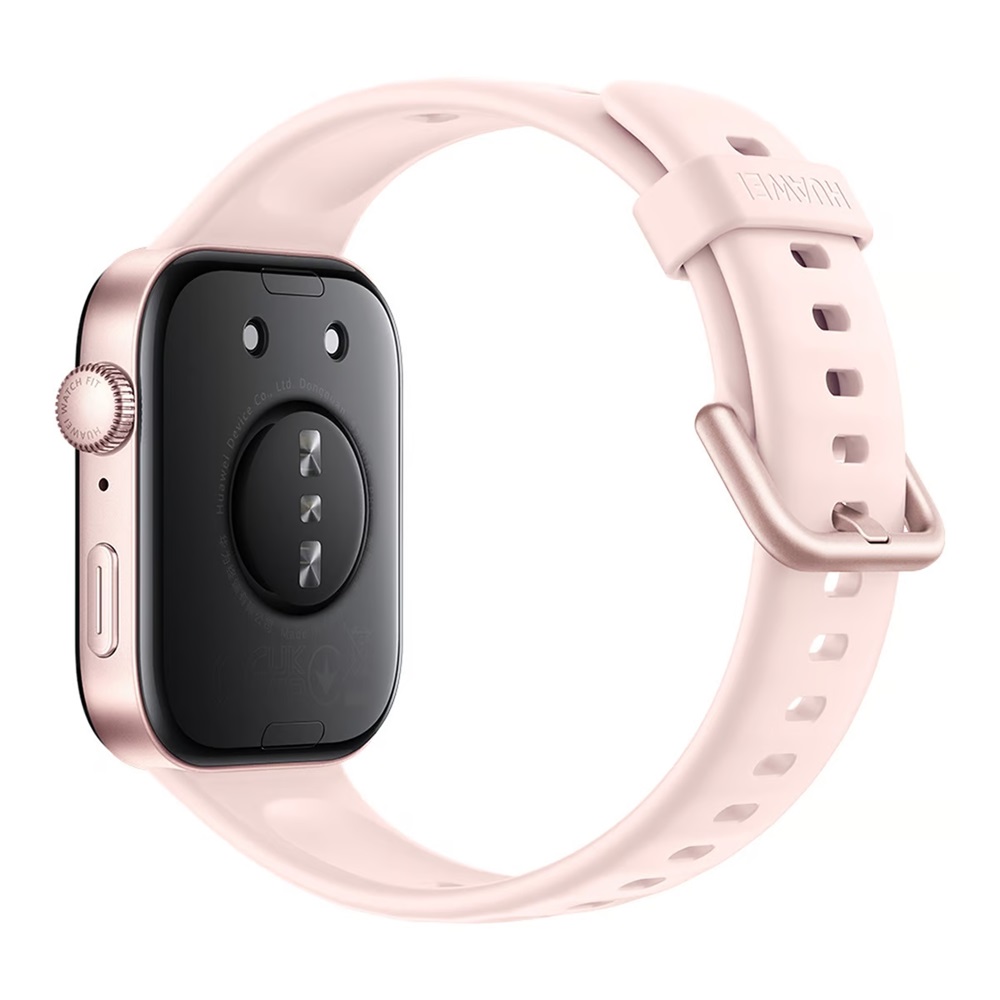 Huawei Watch Fit 3, Pink Fluoroelastomer Strap - Image 3