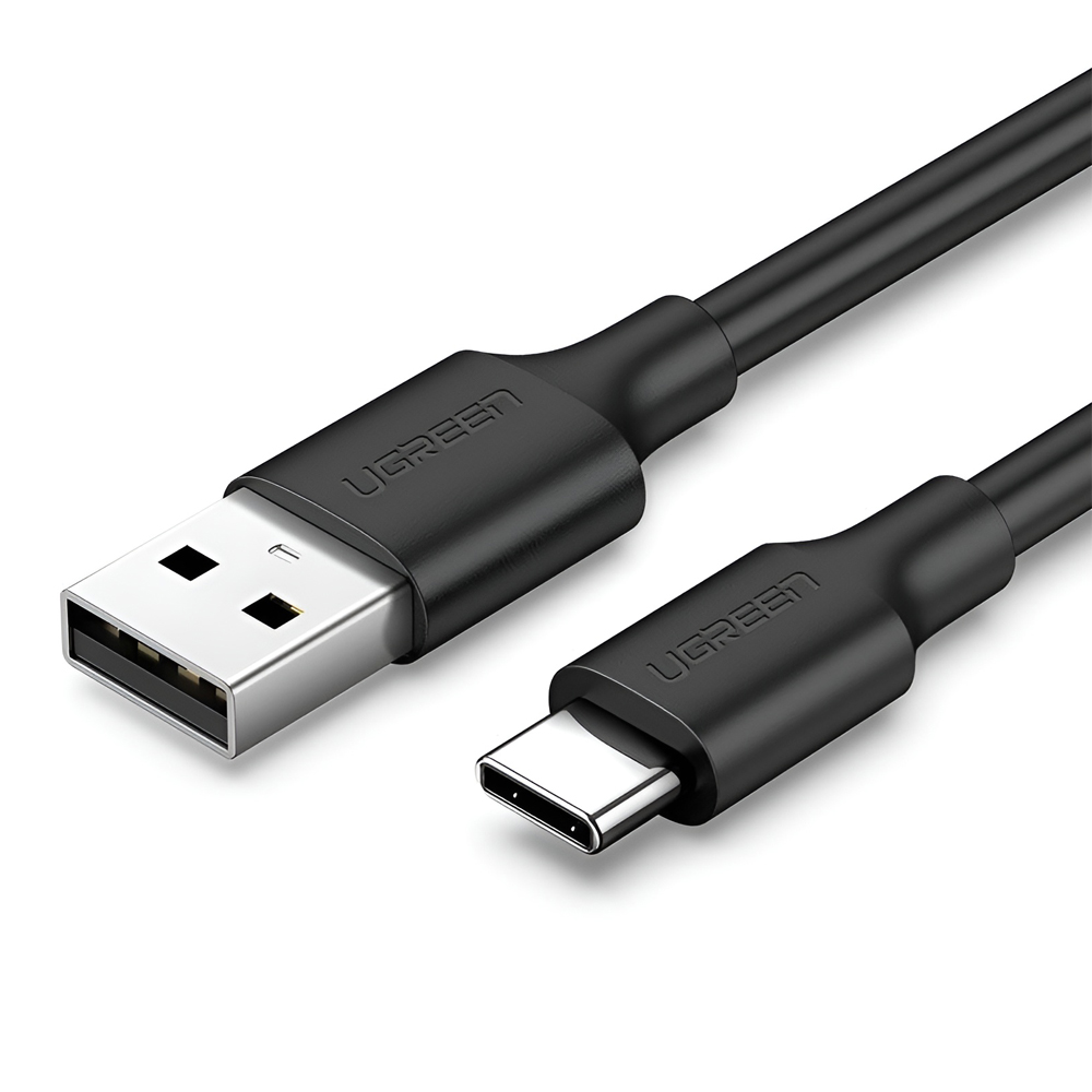 UGREEN Cable USB-A to Type-C 1M 3A 18W US287, Black - Image 2