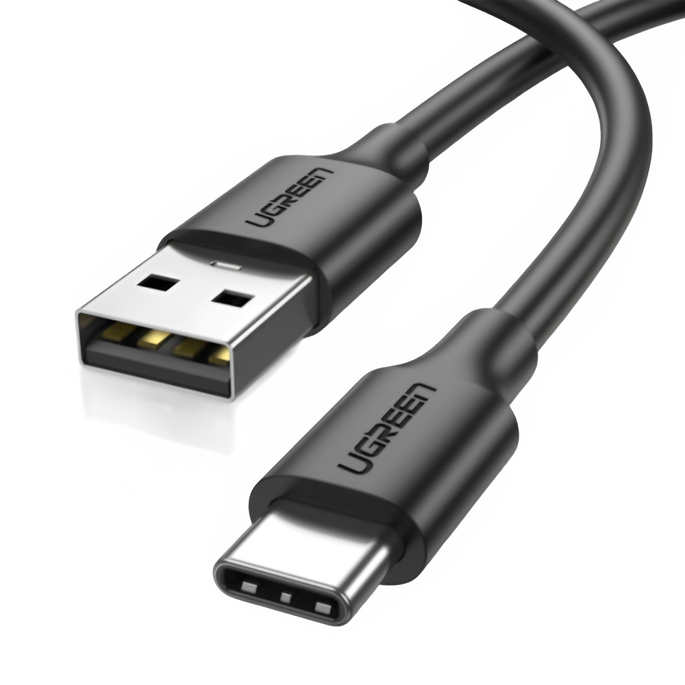 UGREEN Cable USB-A to Type-C 1M 3A 18W US287, Black - Image 3