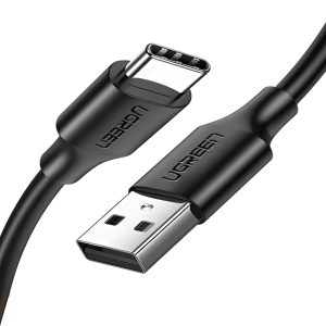 UGREEN Cable USB-A to Type-C 2M 3A 18W US287, Black