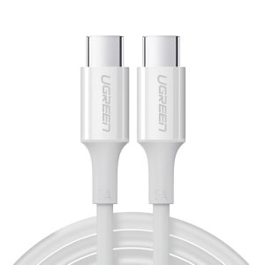 UGREEN Cable Type-C 2.0 to Type-C 2.0 5A 100W 1M, White | US300
