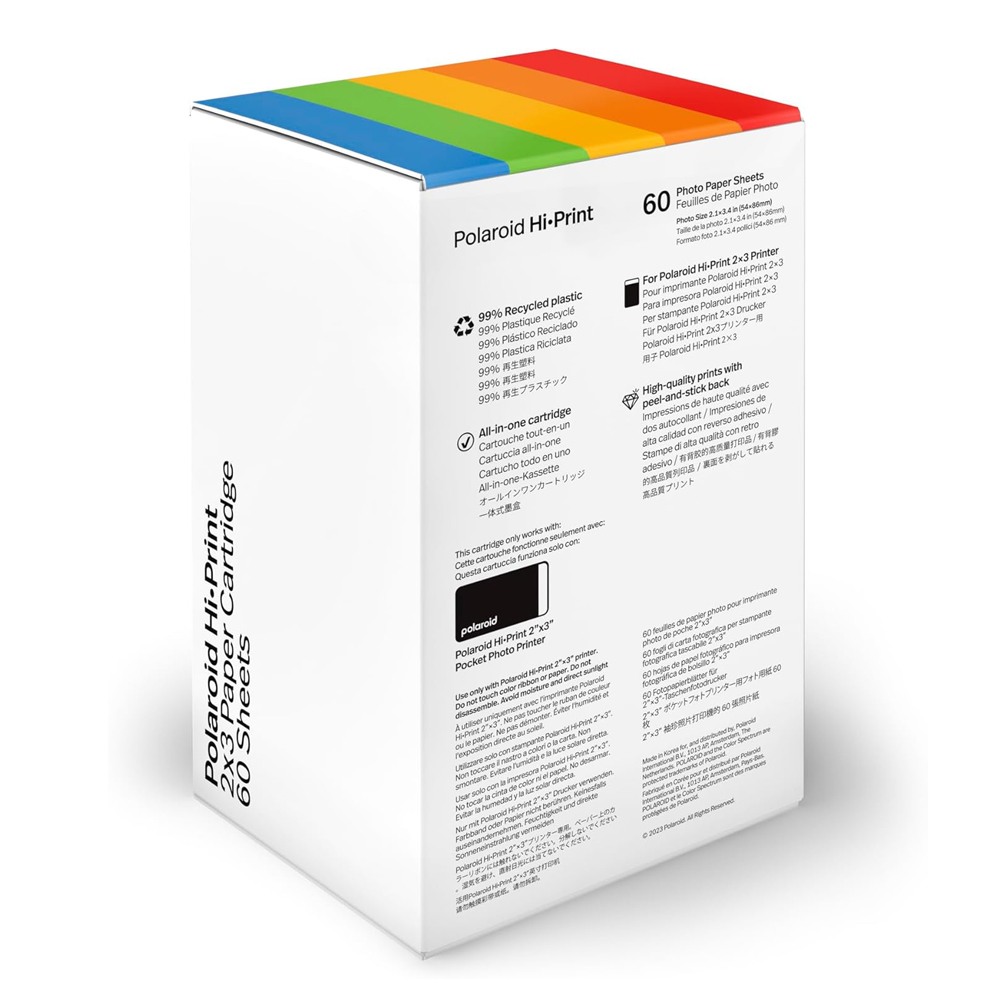 Polaroid Photo Printer Paper 2x3 inch 60 sheets - Image 3