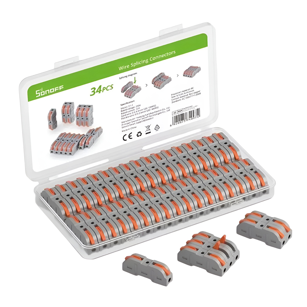 Sonoff Wire Splicing Connectors 32A 34pcs in set (D1-1) - Image 2