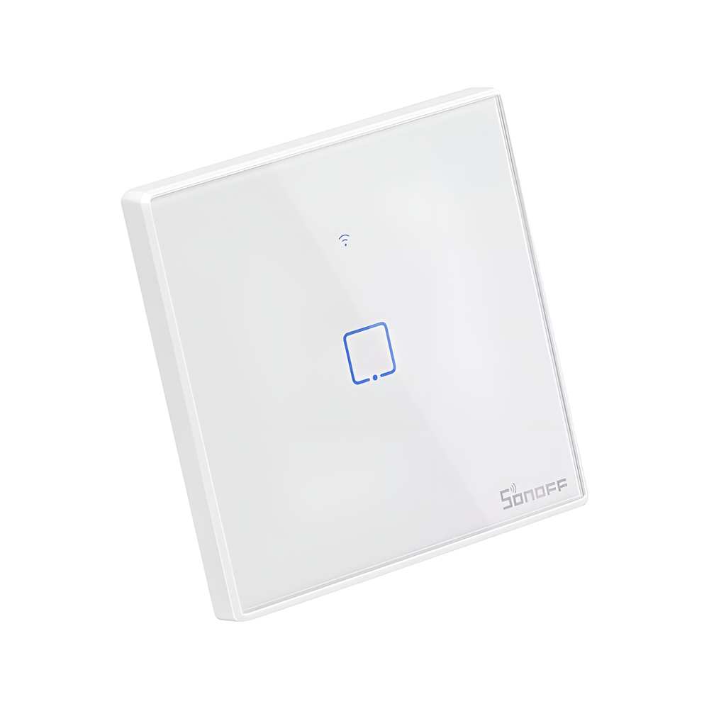 Sonoff Wi-Fi Smart Touch Wall Switch TX Series 1-Gang (Neutral Wire), White - Image 2