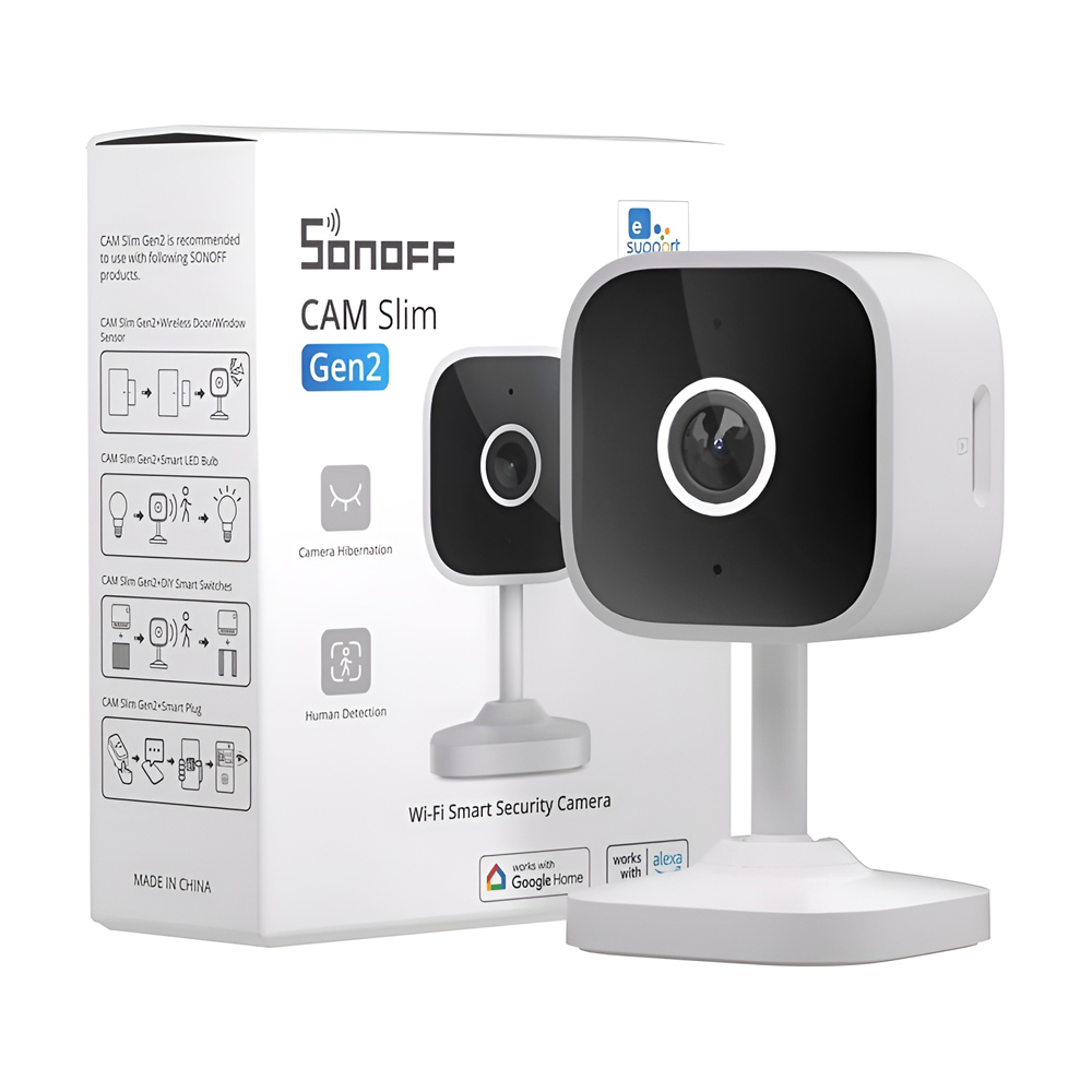 Sonoff CAM Slim Gen2 Smart Home Security Camera FHD, 128Gb MicroSD - Image 4