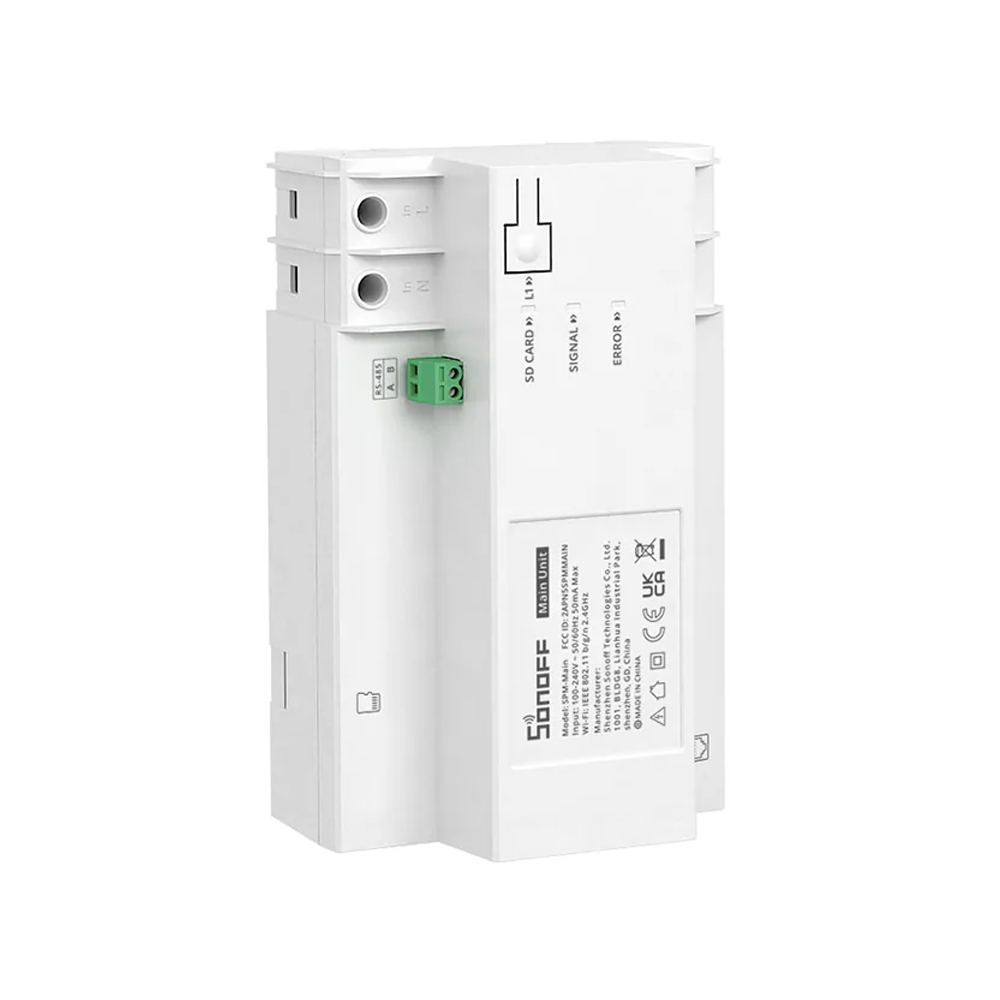 Sonoff Wi-Fi Smart Stackable Power Meter Main Unit (SPM-Main) - Image 2