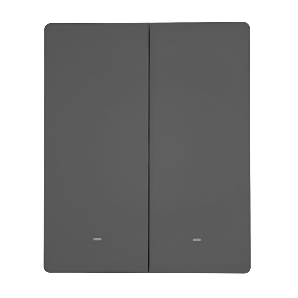 Sonoff Wi-Fi Smart Wall Switch SwitchMan M5 2-Gang (Neutral Wire), Dim Gray - Image 2