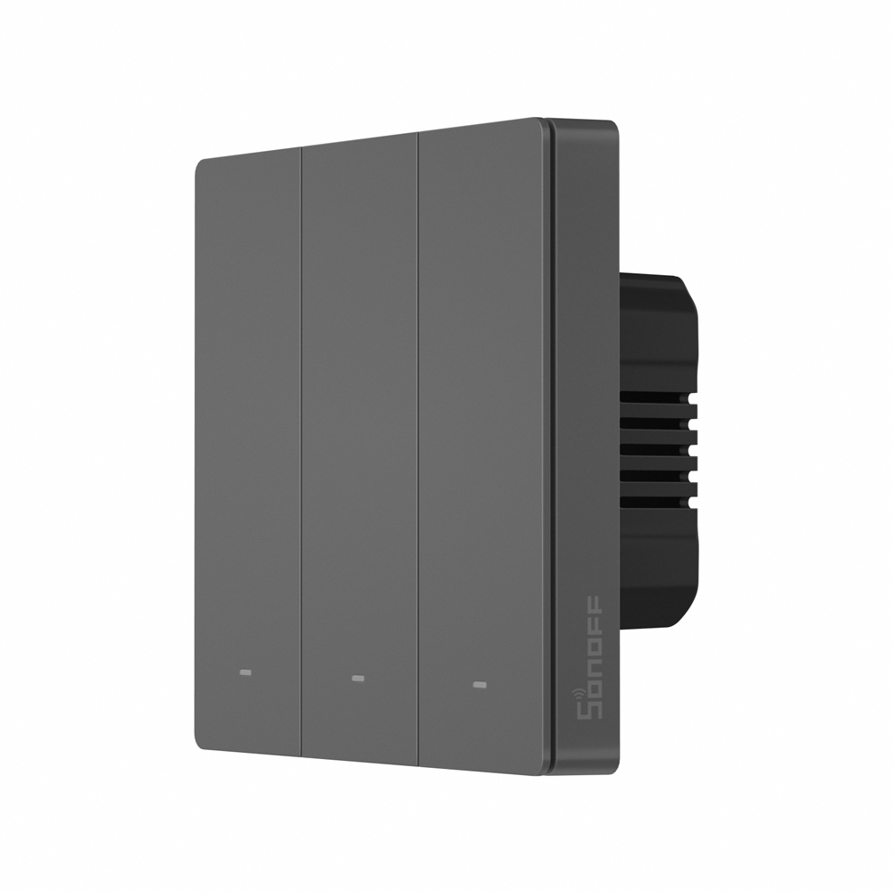 Sonoff Wi-Fi Smart Wall Switch SwitchMan M5 3 Gang (Neutral Wire), Dim Gray - Image 2