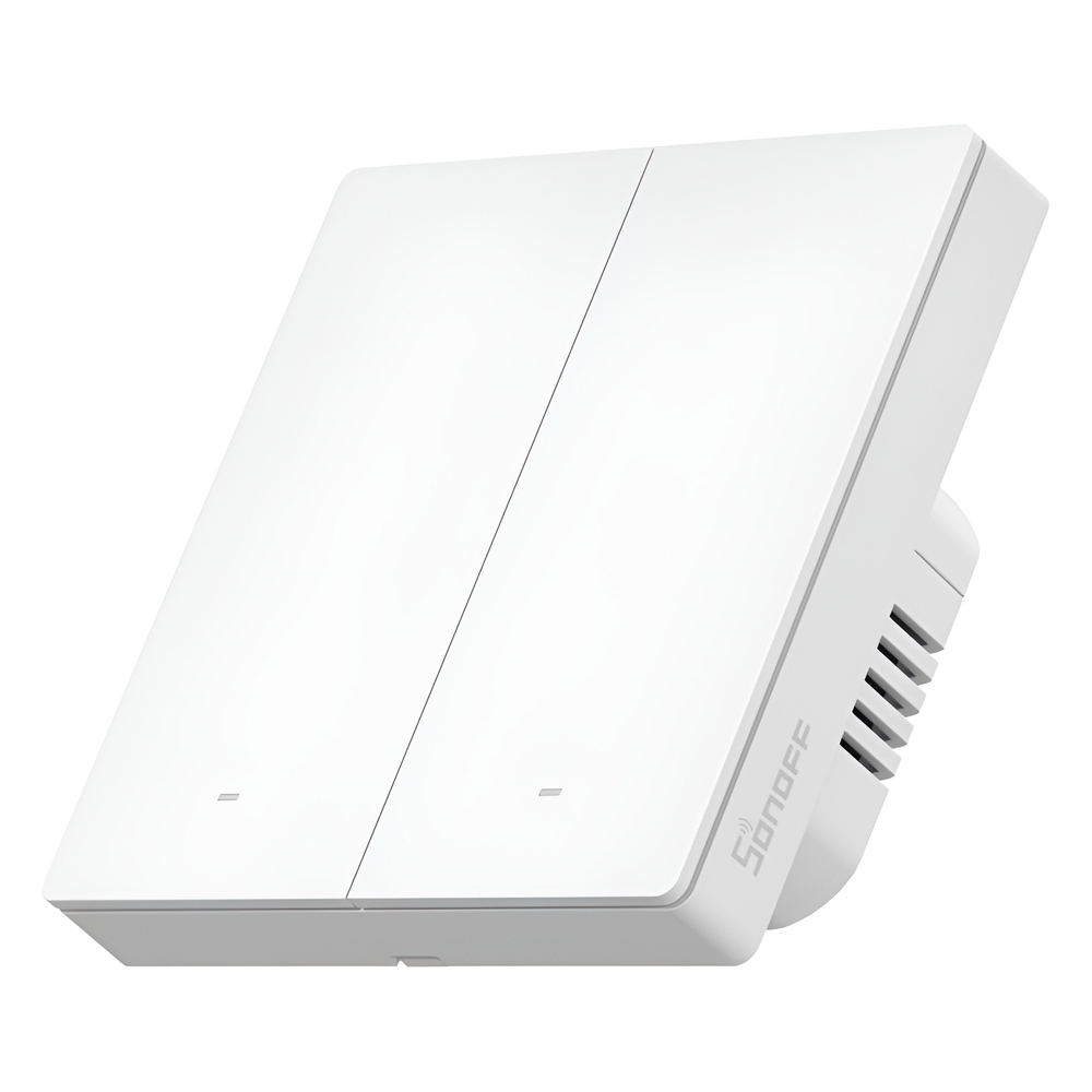 Sonoff Matter Over Wi-Fi Smart Wall Switch SwitchMan M5 2-Gang (Neutral Wire), White - Image 2