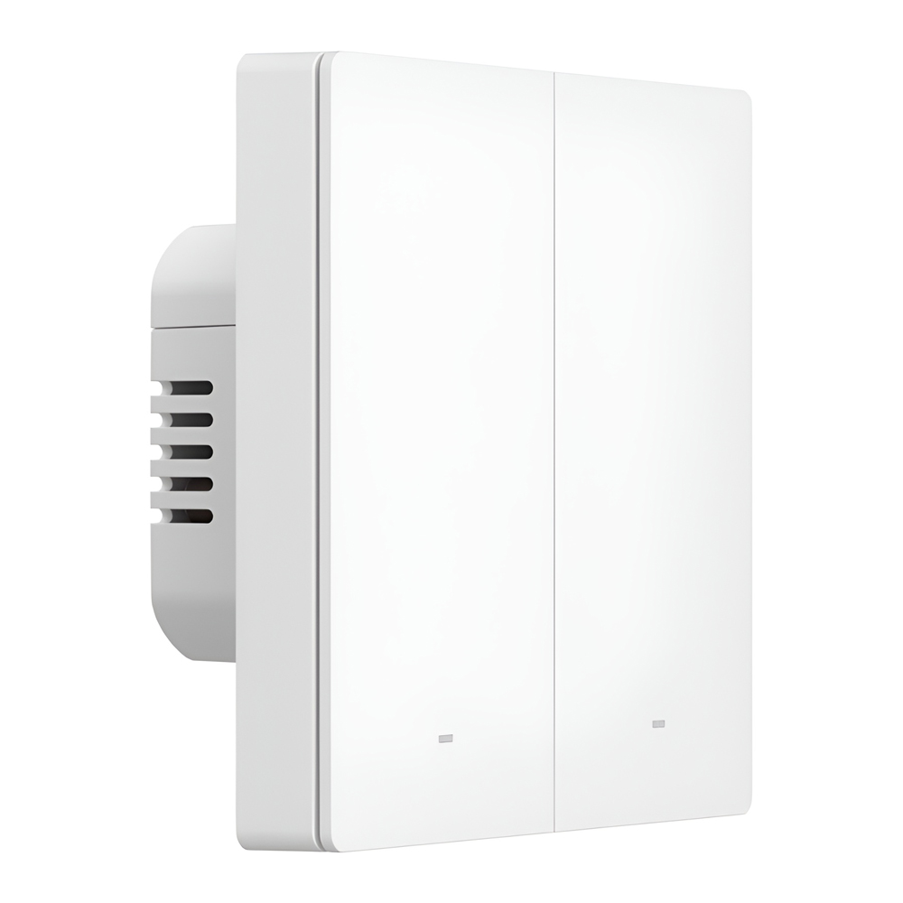 Sonoff Matter Over Wi-Fi Smart Wall Switch SwitchMan M5 2-Gang (Neutral Wire), White - Image 3