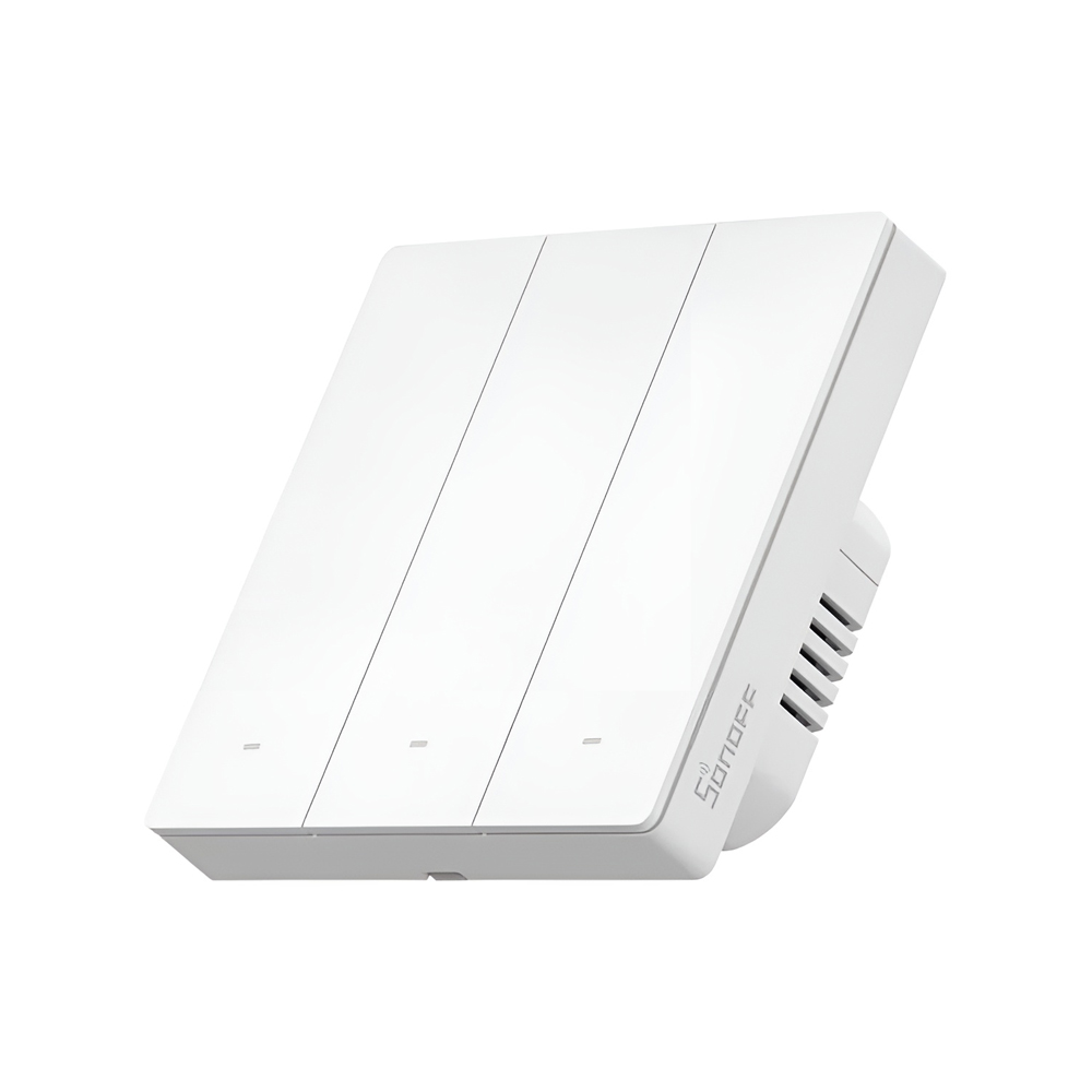 Sonoff Matter Over Wi-Fi Smart Wall Switch SwitchMan M5 3-Gang (Neutral Wire), White - Image 2