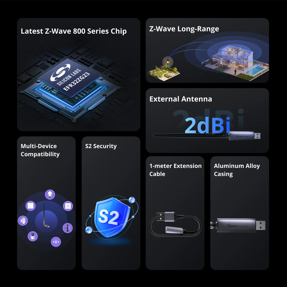 Sonoff Dongle Z-Wave 800 Plus Dongle-PZG23 - Image 2