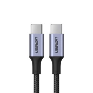 UGREEN Cable Type-C 2.0 to Type-C 2.0 5A 100W 1M Aluminum Braided US316, Black