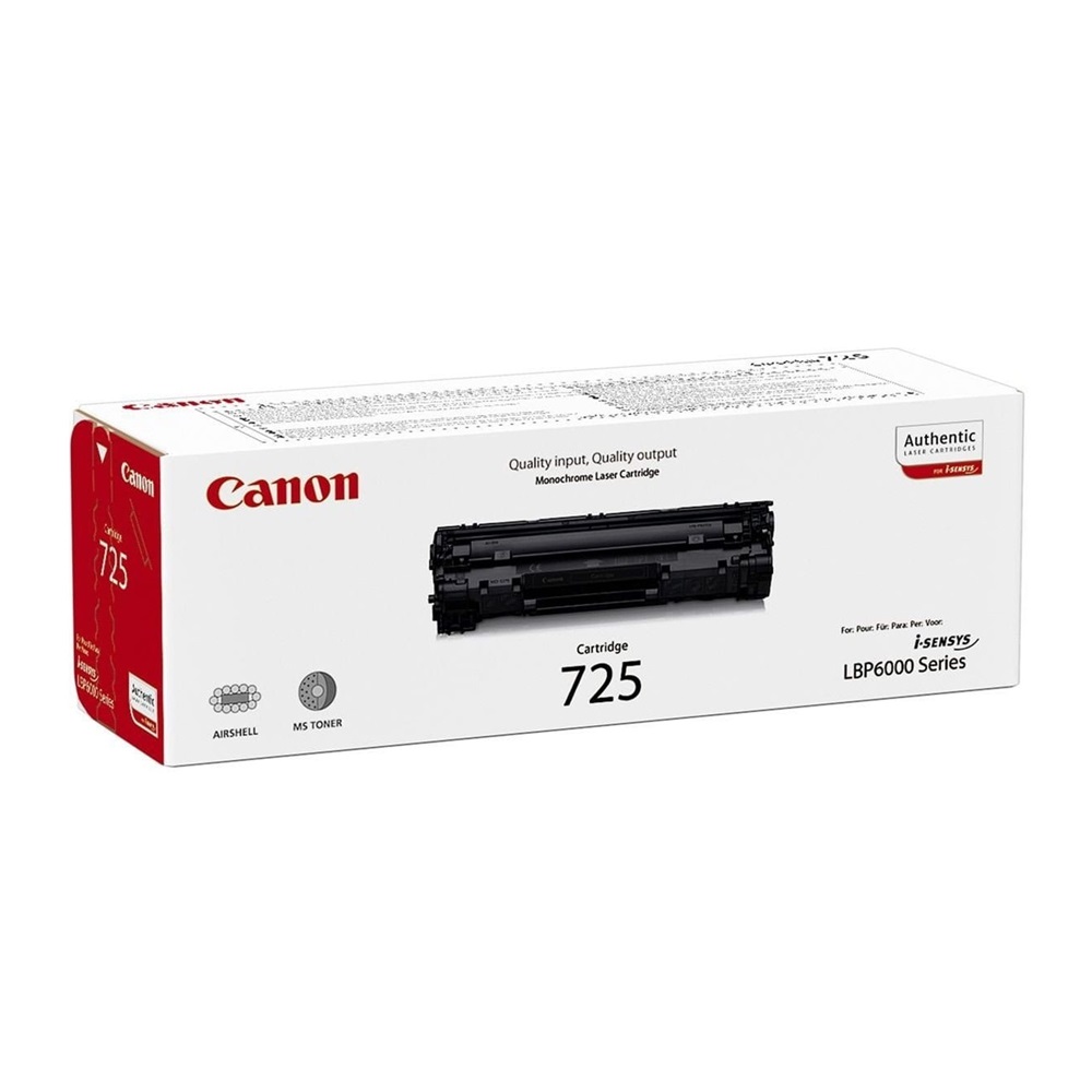 Laser Cartridge Canon 725 B (3484B002), black (1600 pages) for LBP-6030/6020/6000 and MF3010 - Image 2