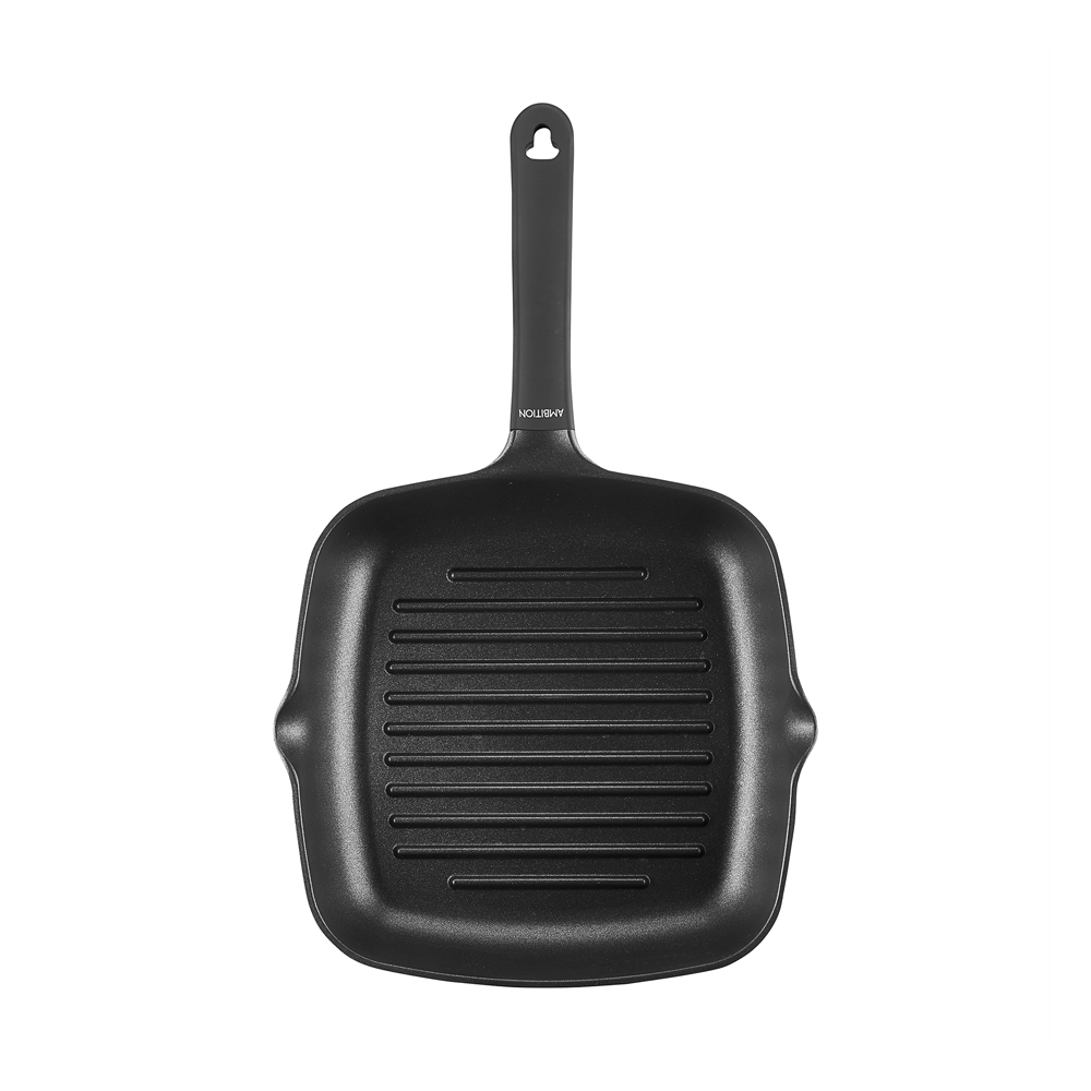Ambition, Grill Pan, Noel, 28 Cm, Qualum Basic Coating, Aluminium