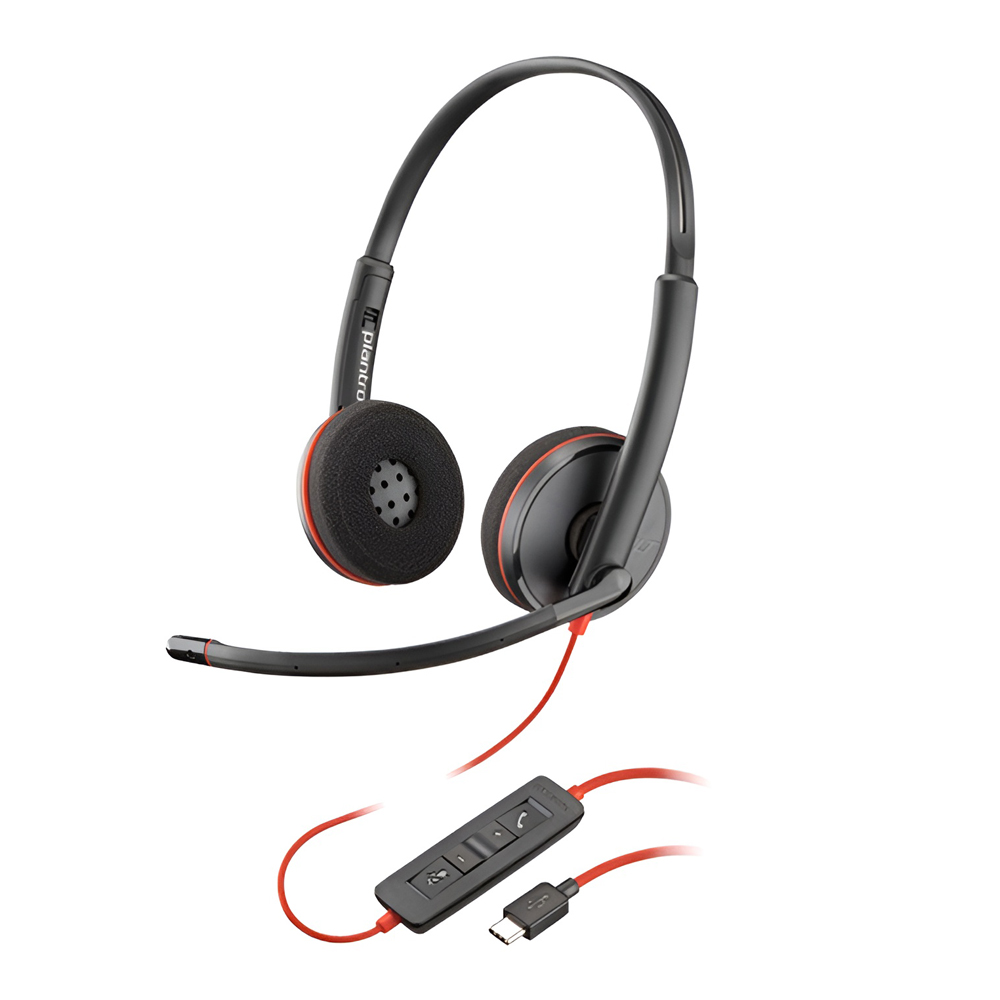 Plantronics Blackwire C3220 Headset USB-C, Black - Image 2