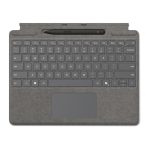 Microsoft Surface Pro 10/11 Keyboard inkl. Pen2 +Copilot Taste - Platin