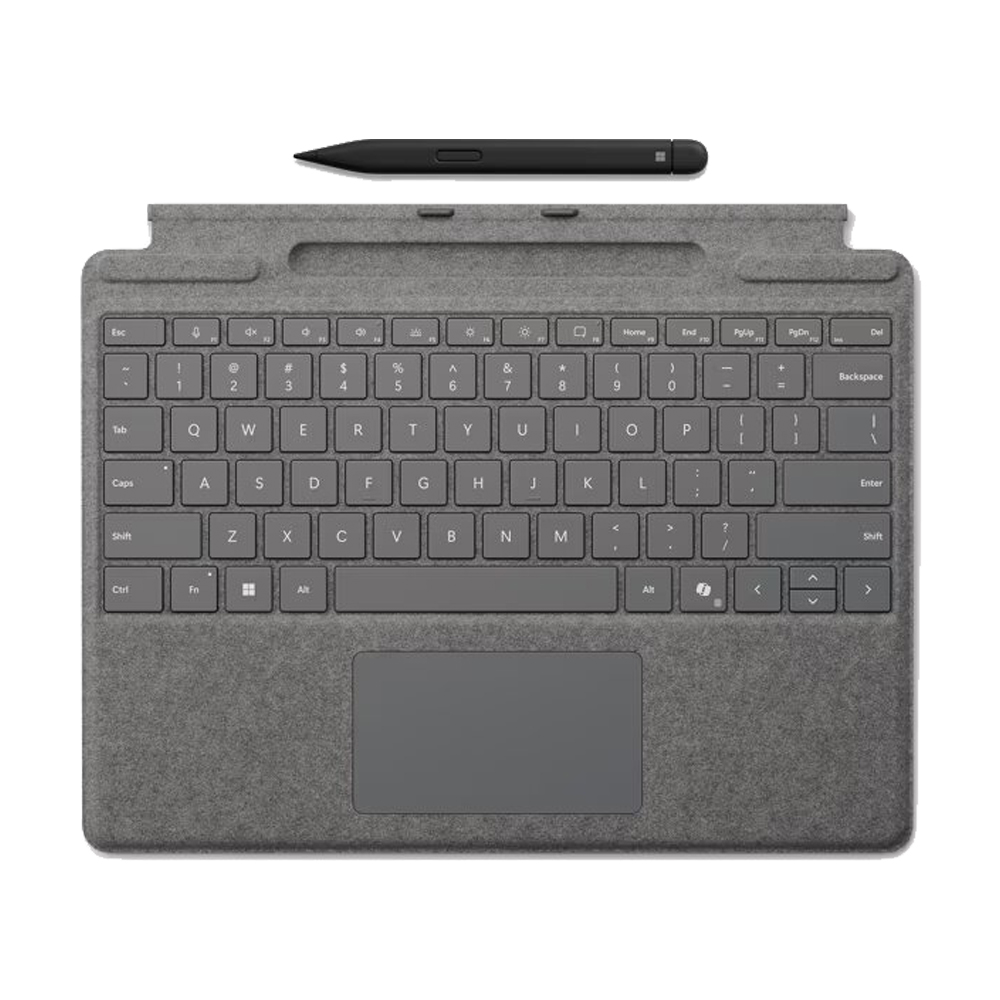 Microsoft Surface Pro 10/11 Keyboard inkl. Pen2 +Copilot Taste - Platin - Image 2