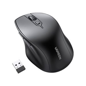 UGREEN Mouse Wireless Optical 4000dpi Silent MU006, Black