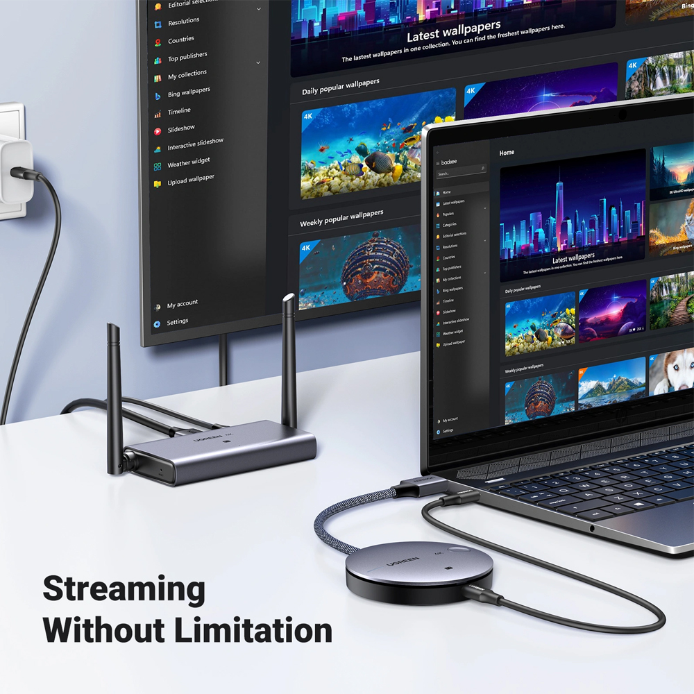 UGREEN Wireless HDMI Transmitter and Receiver 50M (4K@30Hz) | CM586 - Image 2