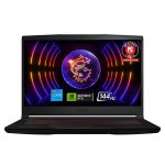 MSI Gaming 15.6'' GF63 Thin 11UCX, FHD 144Hz, Core i7-11800H (24M Cache, up to 4.60 GHz), 16GB DDR4, 512GB SSD, GeForce RTX 2050 4GB, Black