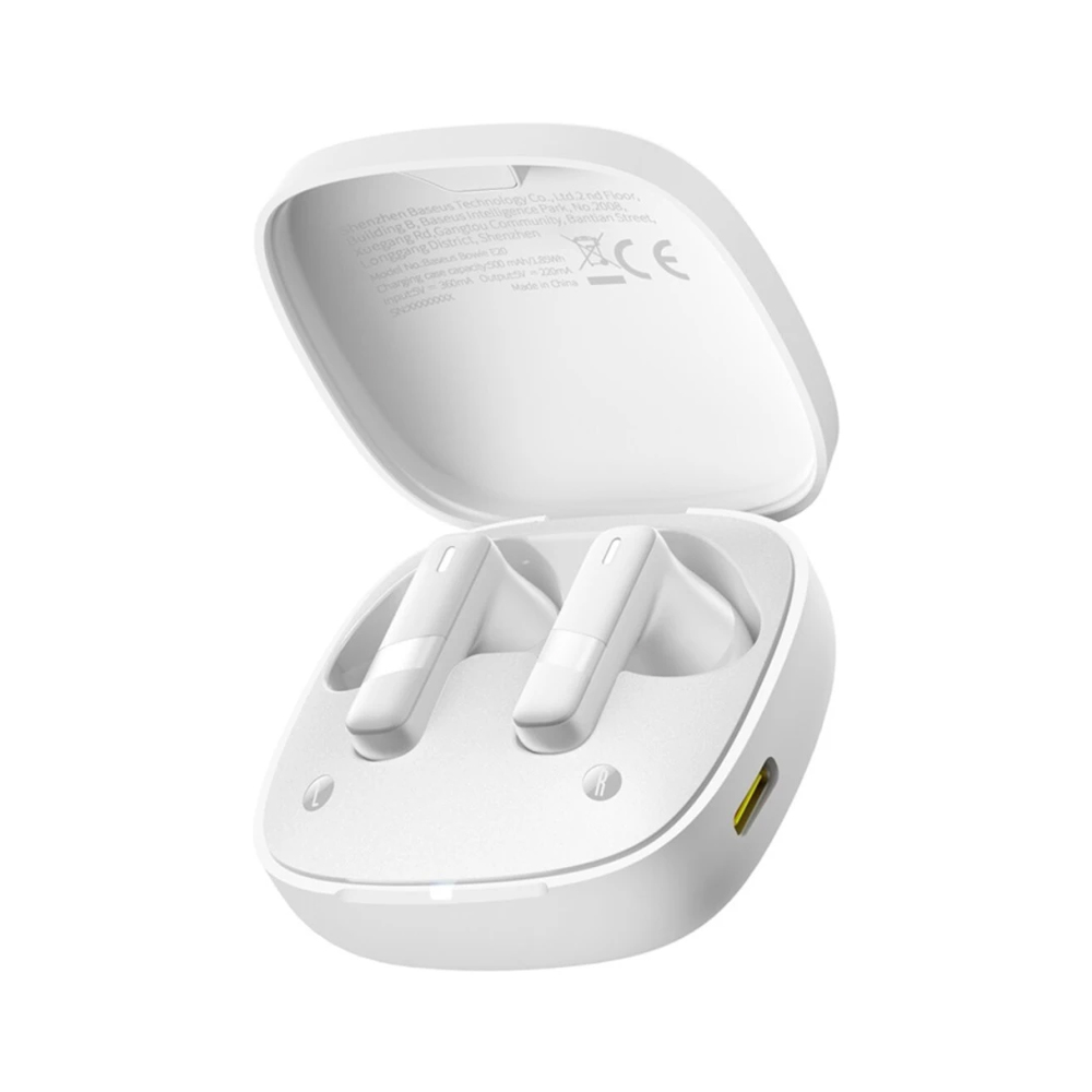 Baseus Bowie E20 True Wireless Earphones Cluster, White - Image 2