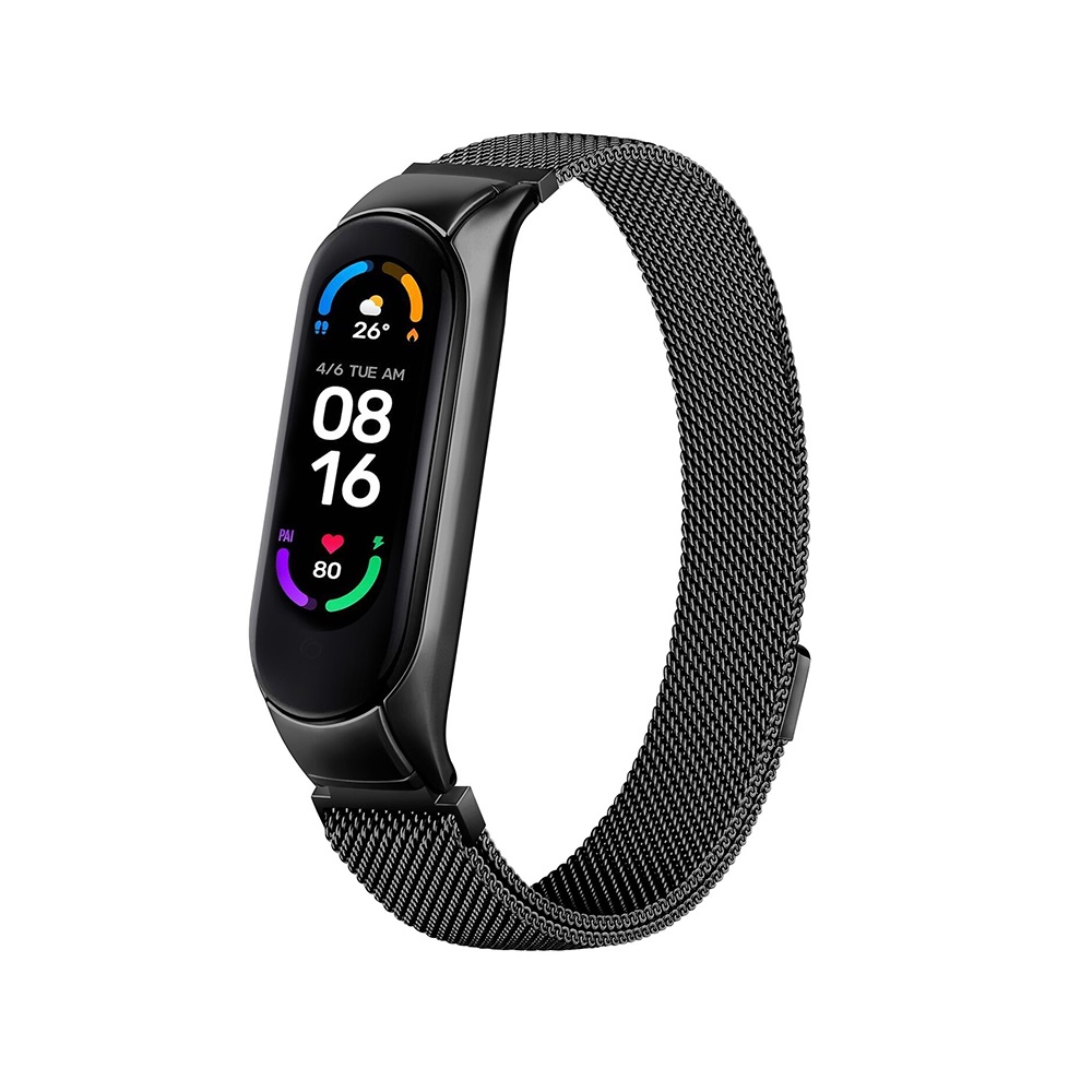 Strap Milanese Mi Band 5 Black - Image 2
