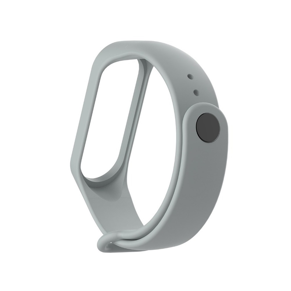 Strap Silicone Sport Mi Band 5 Gray - Image 2