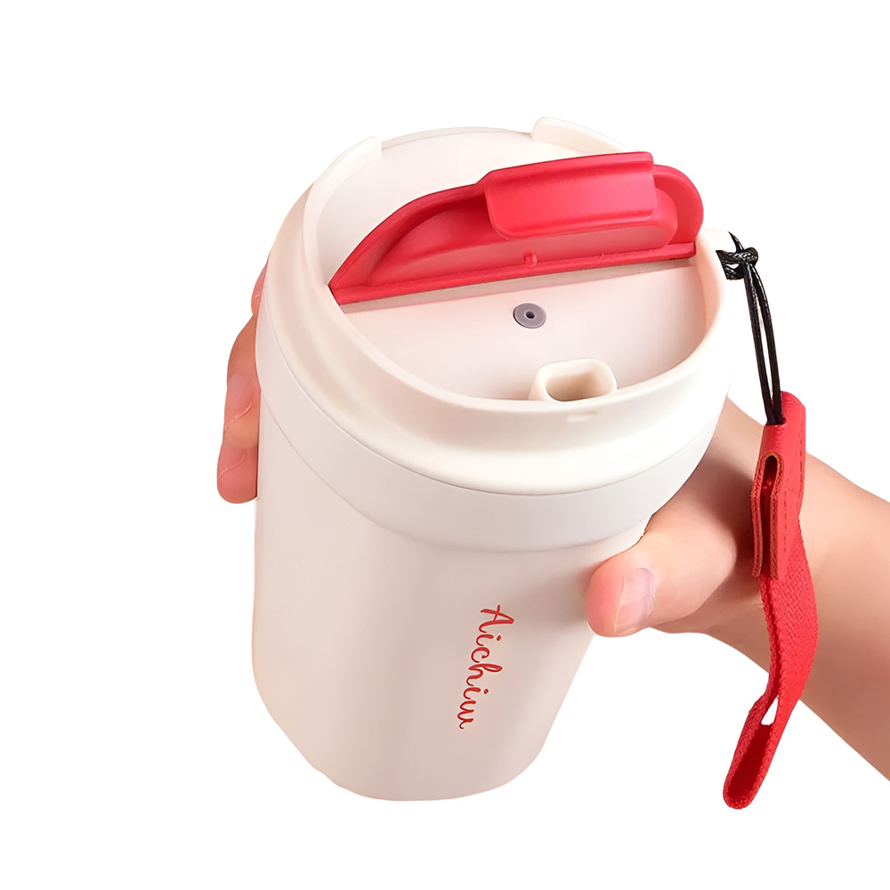 Aichiw Thermos Mug AI-D133 330 ML, White - Image 3