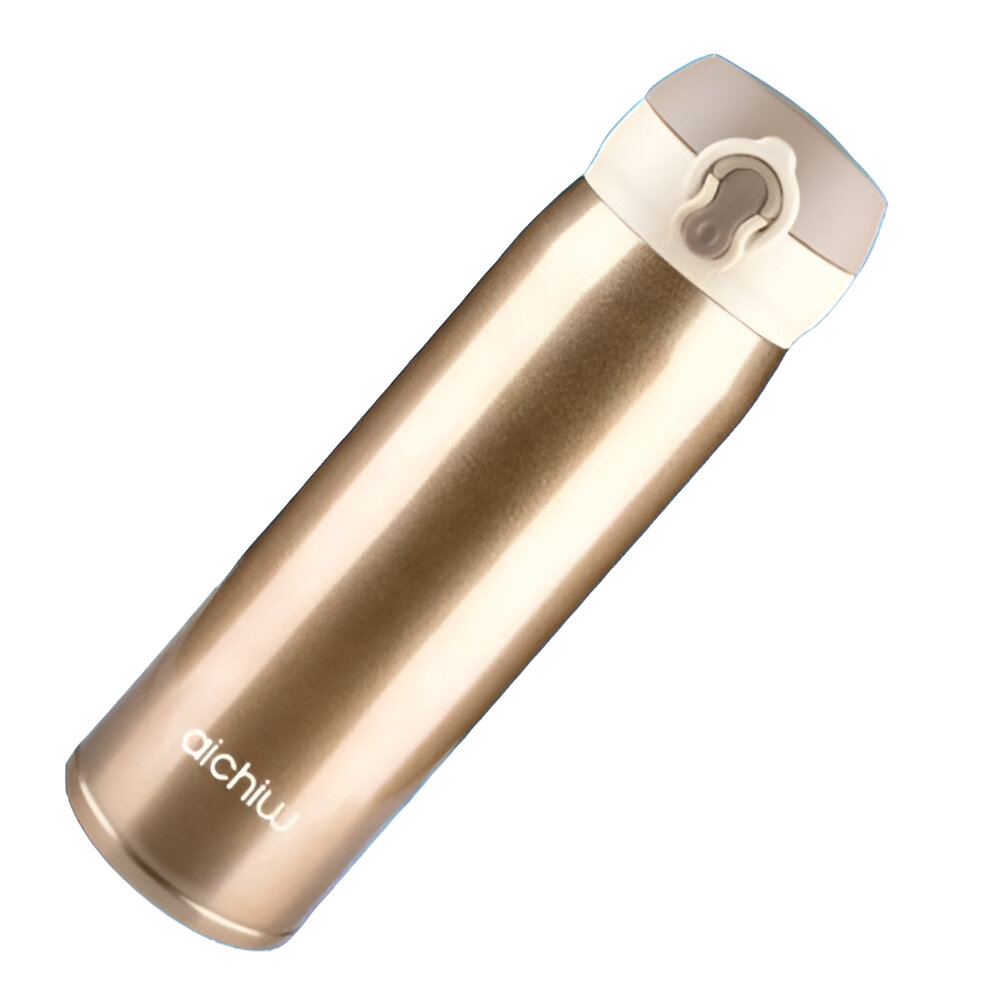 Aichiw Thermos Mug AI-D69A 450 ML, Gold - Image 2