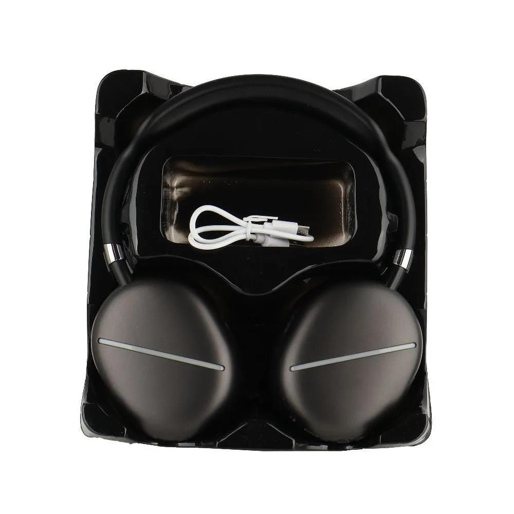 Musen Wireless Headphones on ear AKZ-MAX10, Black - Image 3