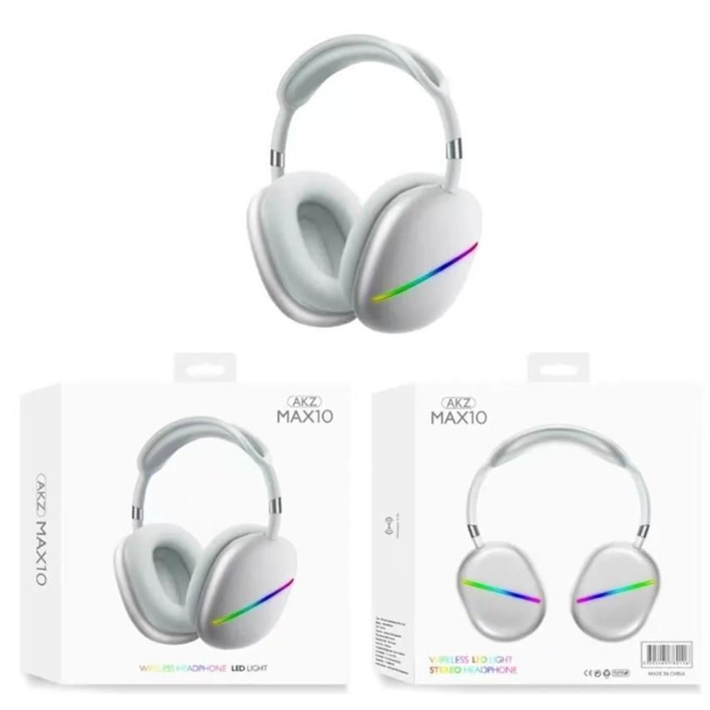 Musen Wireless Headphones on ear AKZ-MAX10, Silver - Image 3