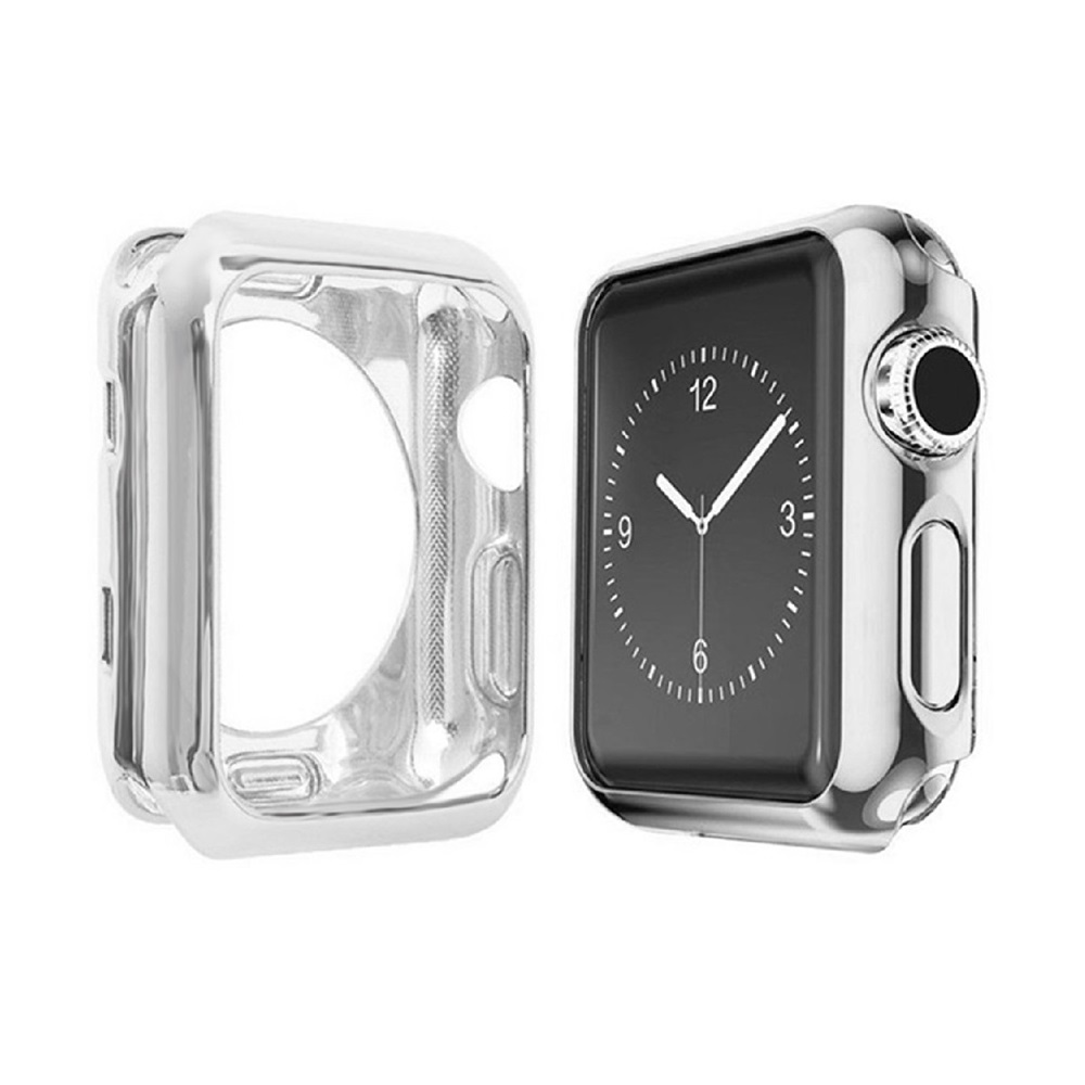 Apple Watch Electroplated case TPU 42 mm Silver - Image 2