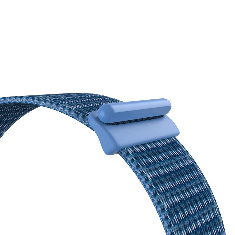 Apple Watch Nylon Loop Strap 42/44/45mm Light Blue - Image 2