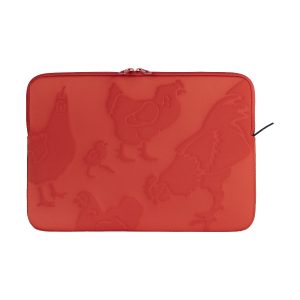 Tucano Sleeve Rilievo up to 15.0" Chickens, Orange