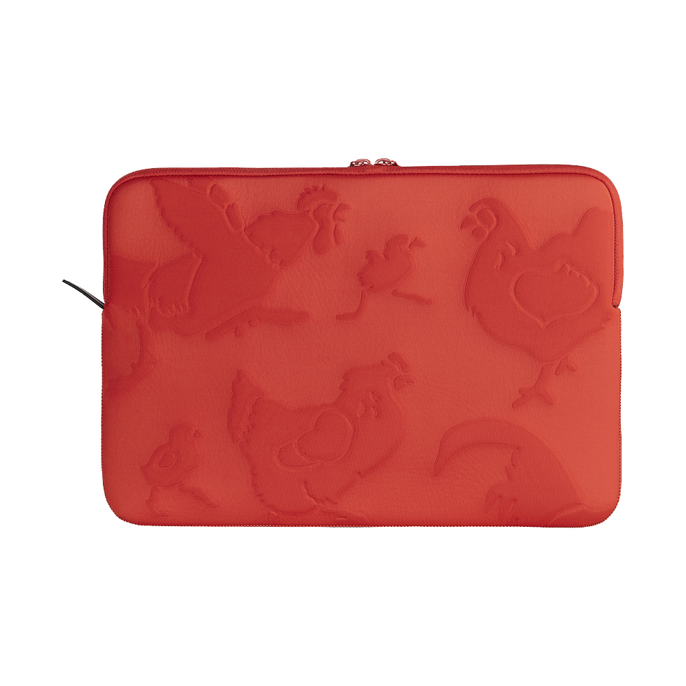 Tucano Sleeve Rilievo up to 15.0" Chickens, Orange - Image 2