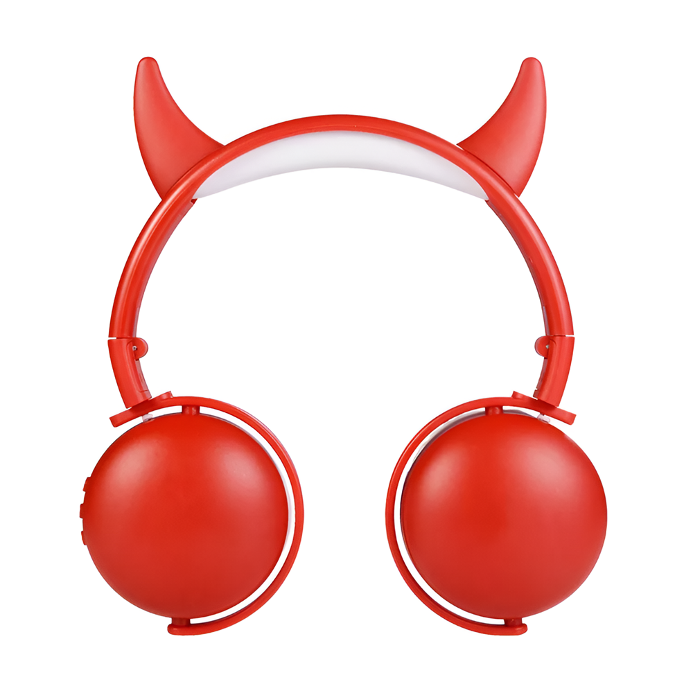 Keeka On-Ear Headphones with MIC Bluetooth BH-S521, Red