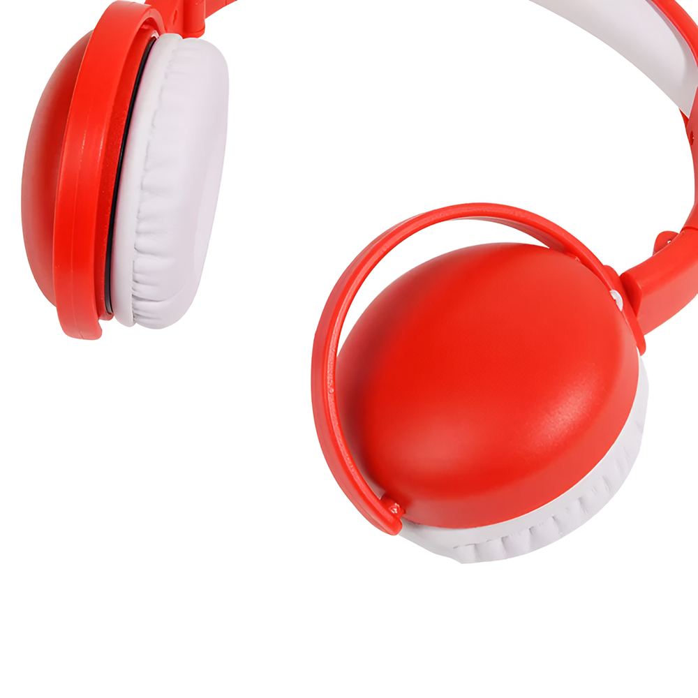 Keeka On-Ear Headphones with MIC Bluetooth BH-S521, Red - Image 2