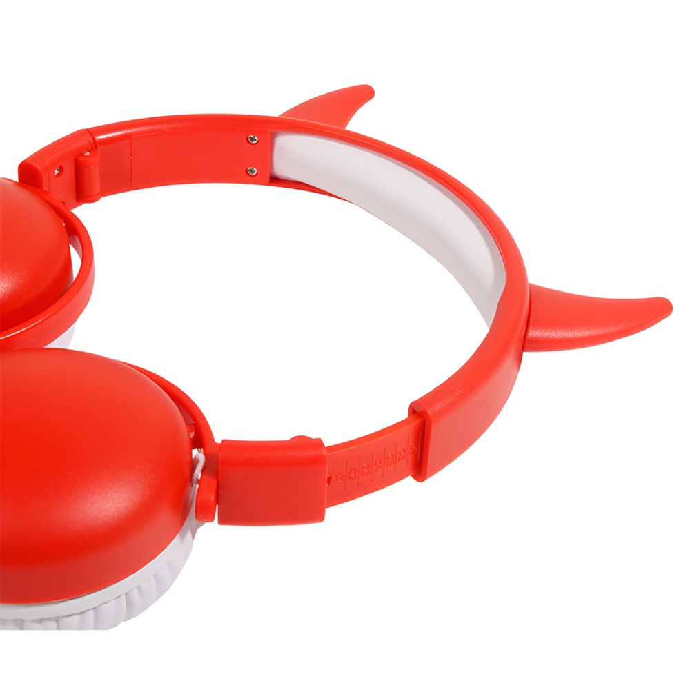 Keeka On-Ear Headphones with MIC Bluetooth BH-S521, Red - Image 3