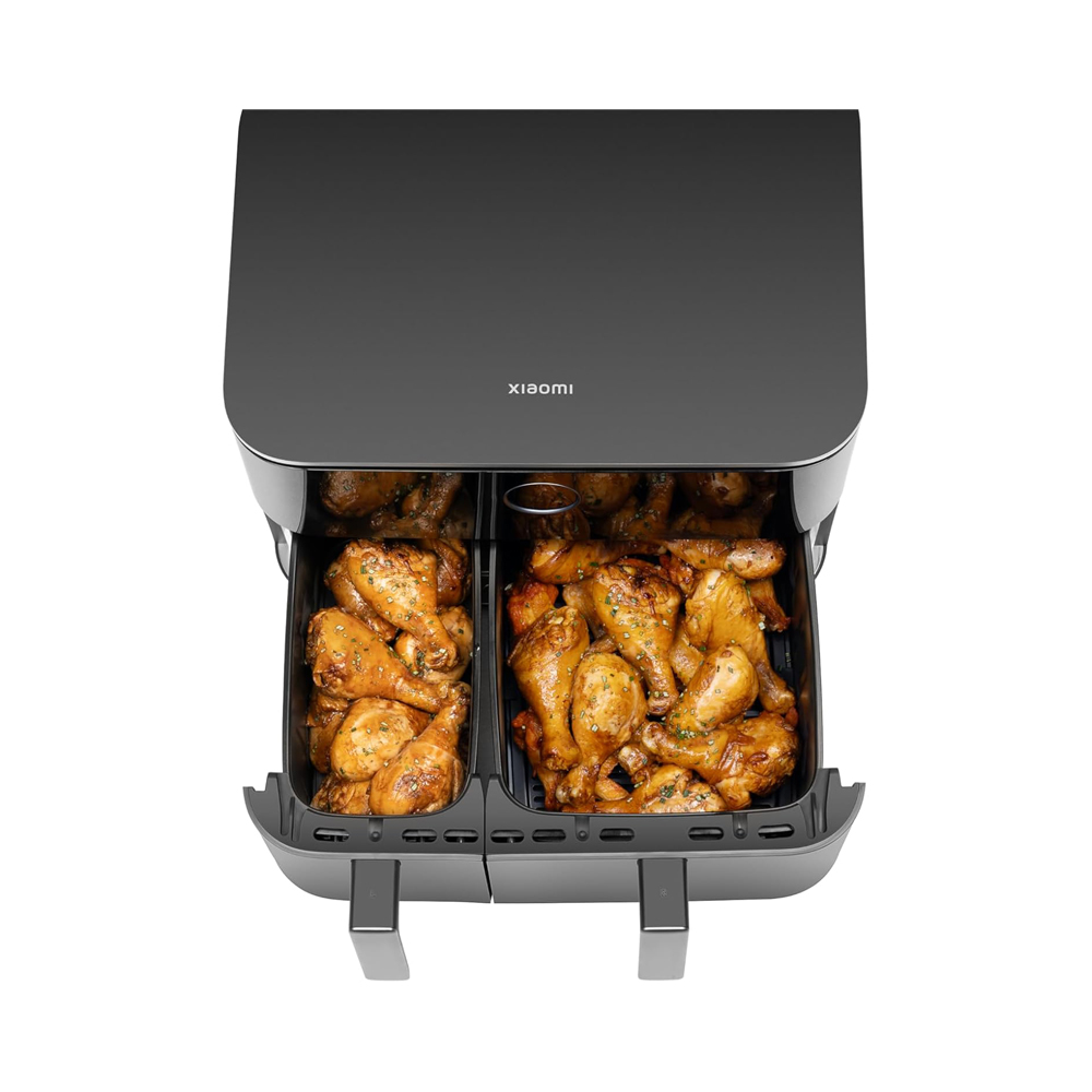 Xiaomi Dual Zone Air Fryer 10L 2700W MAF-D1001, Black - Image 4